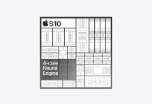 CPU del S10 del Apple Watch Series 10 de 4 núcleos en el Neural Engine