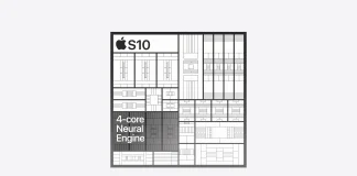 CPU del S10 del Apple Watch Series 10 de 4 núcleos en el Neural Engine
