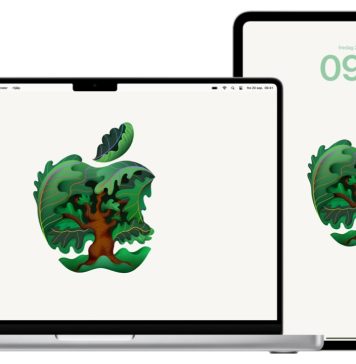 Fondo de pantalla que Apple ha diseñado para celebrar la apertura de su nueva tienda física en Suecia, Mall of Scandinavia