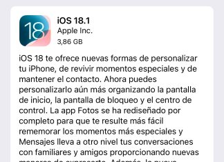 iOS 18.1 ya disponible