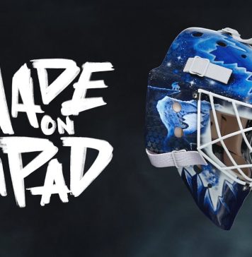 Casco de Hockey diseñado con un iPad