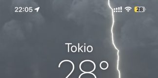 Alertas de tormentas de la App del Tiempo de iOS