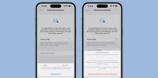 Asignando una nueva dirección de email como primaria en iOS 18.1