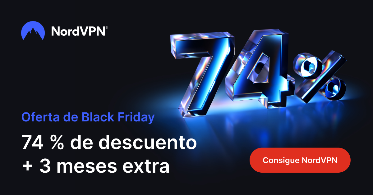 Oferta de NordVPN para el Black Friday de 2024