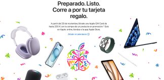 Tarjeta de regalo de Apple, hasta 200€ en Black Friday