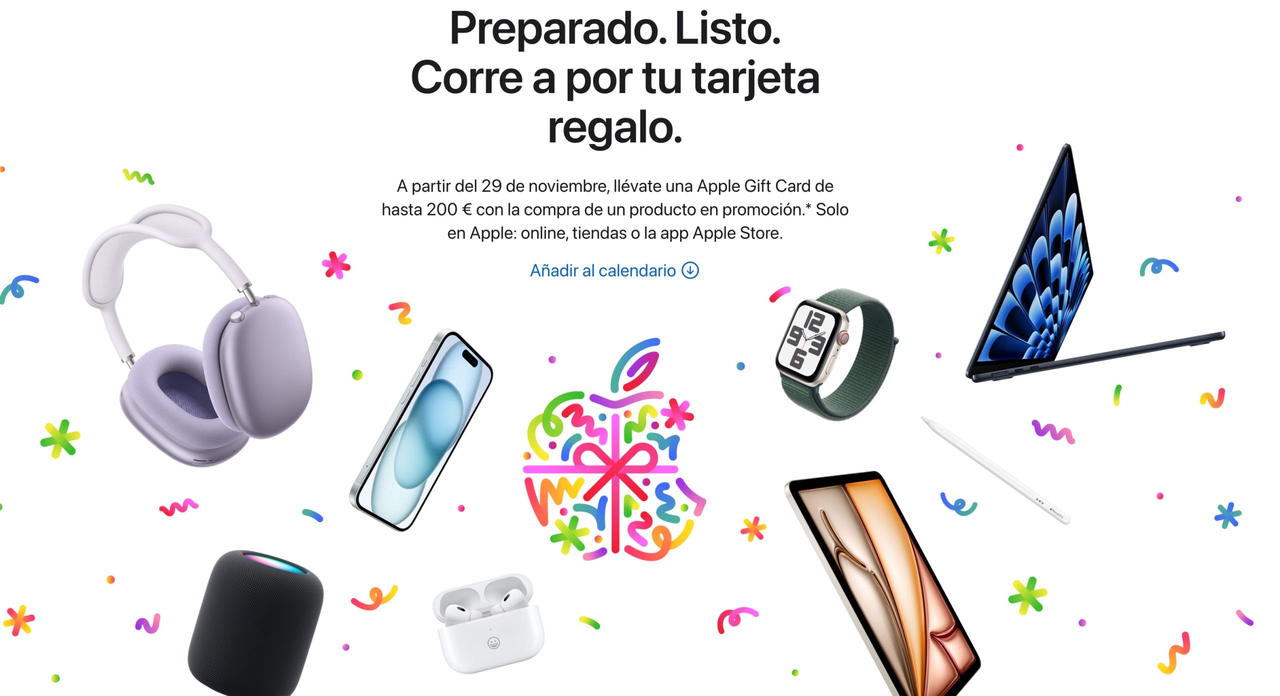 Tarjeta de regalo de Apple, hasta 200€ en Black Friday