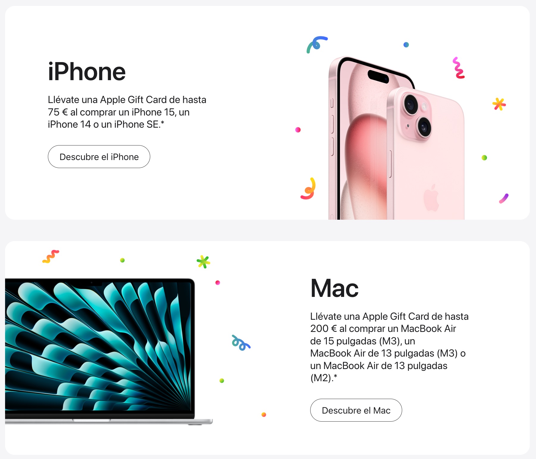 Campaña de Black Friday de Apple