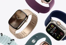 Apple Watch Series 10 con correa Link Bracelet dorada