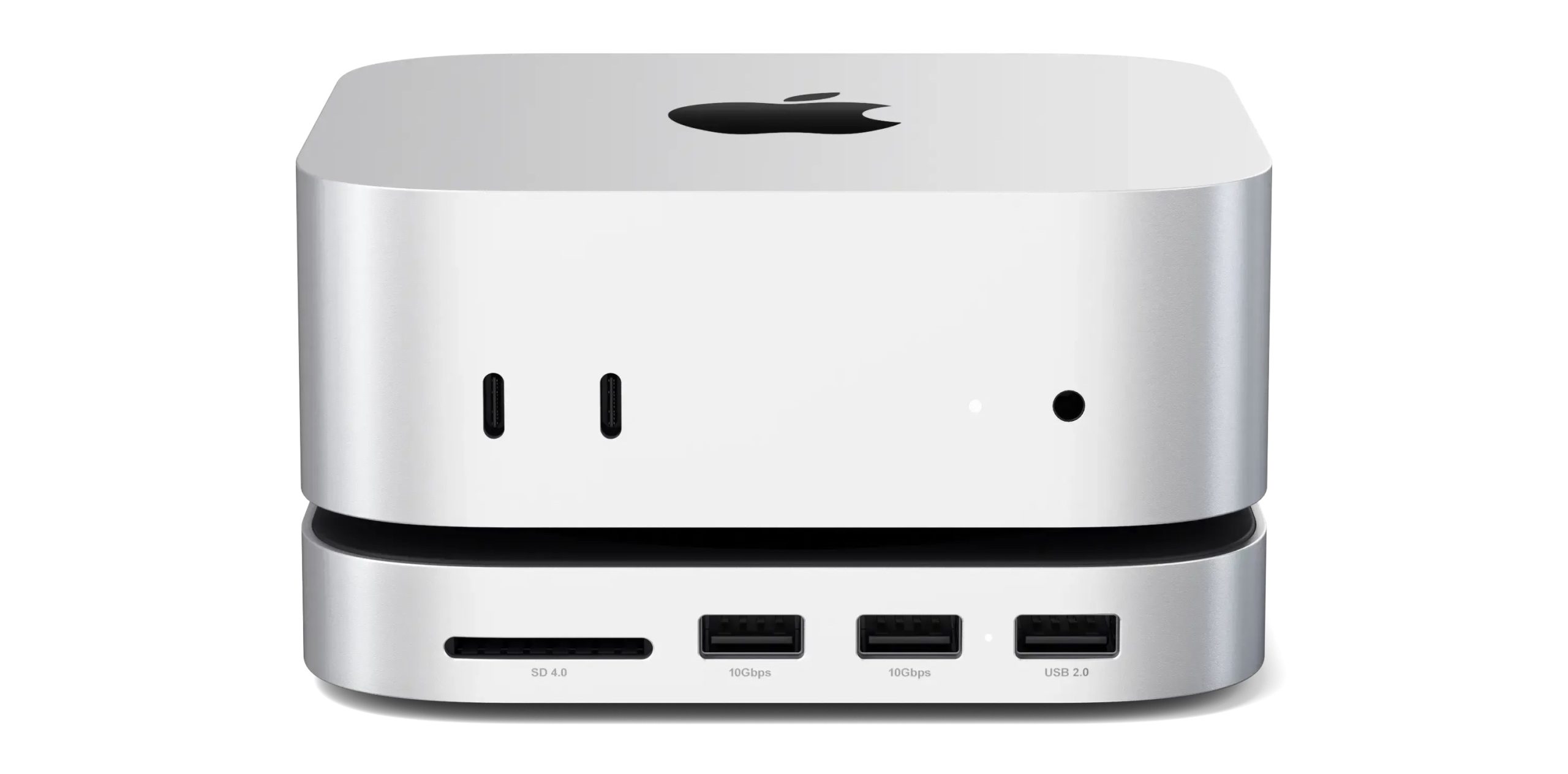 Stand y Hub USB y SSD para Mac mini