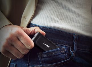 Unidad de almacenamiento externa SSD de Kingston de 1 TB de capacidad