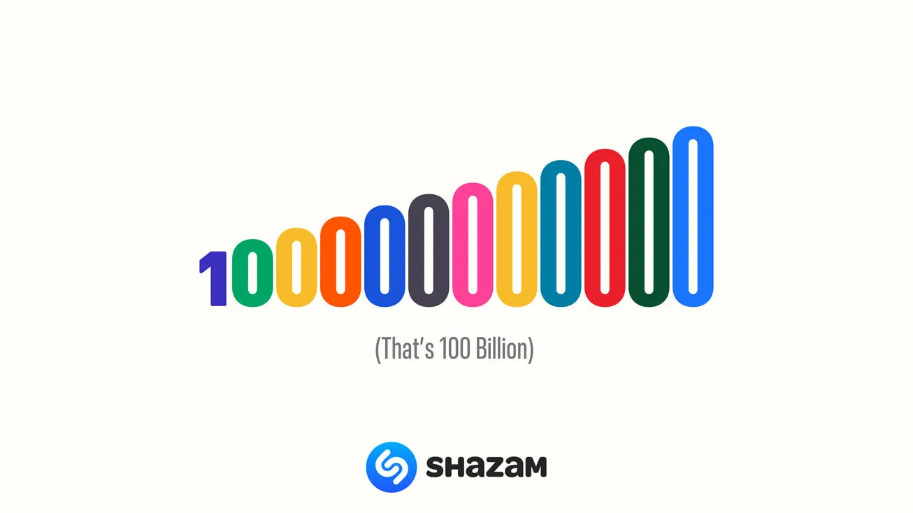 100.000.000.000 canciones reconocidas en Shazam a finales del año 2024