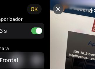 Apple de control remoto para la cámara en el Apple Watch