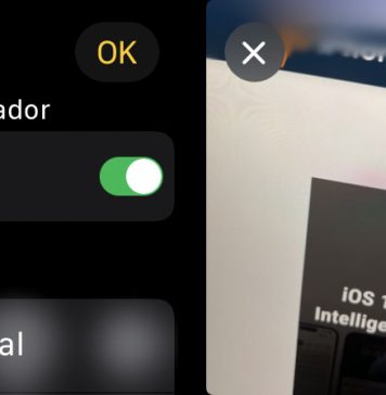 Apple de control remoto para la cámara en el Apple Watch