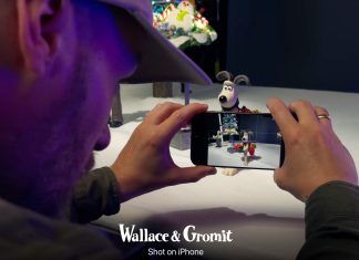 Wallace & Gromit fotografiados con un iPhone 16