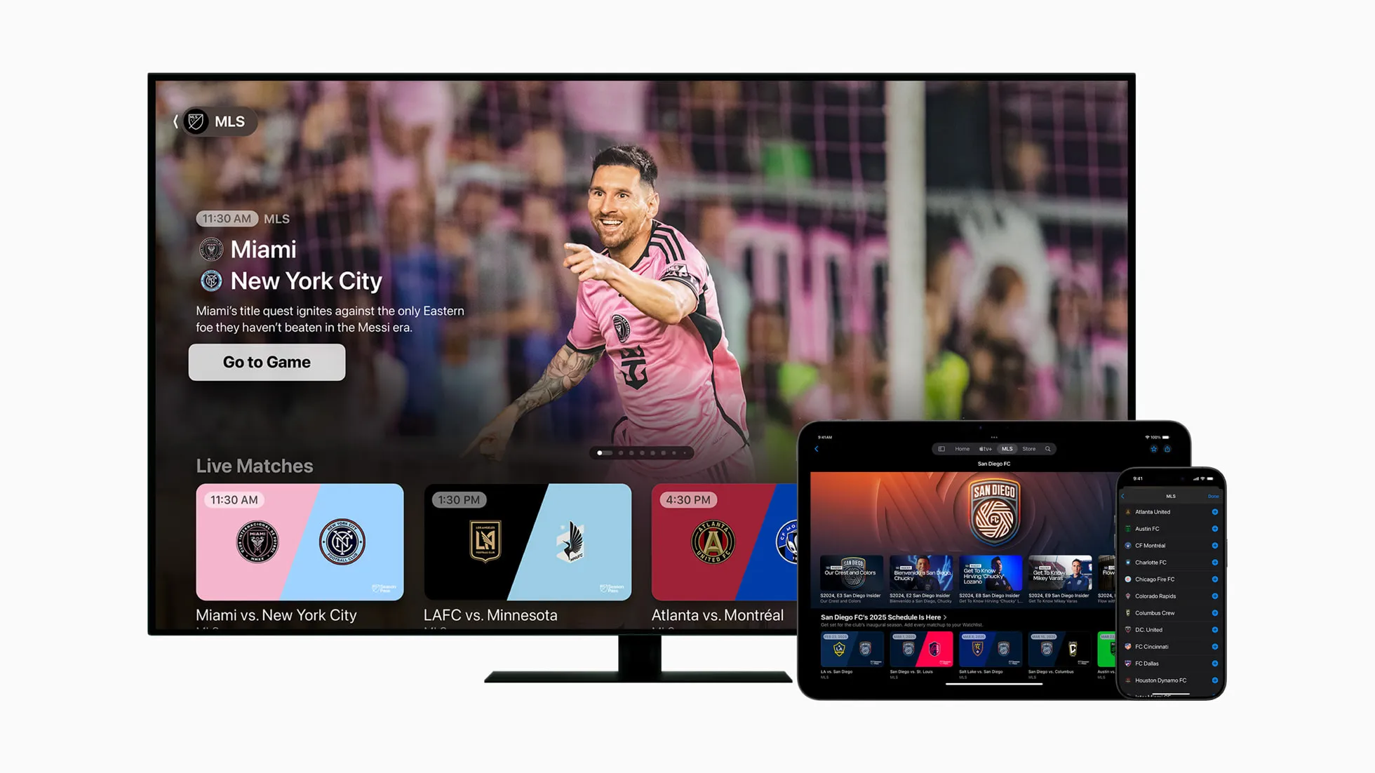 Apple TV con la liga de fútbol norteamericana