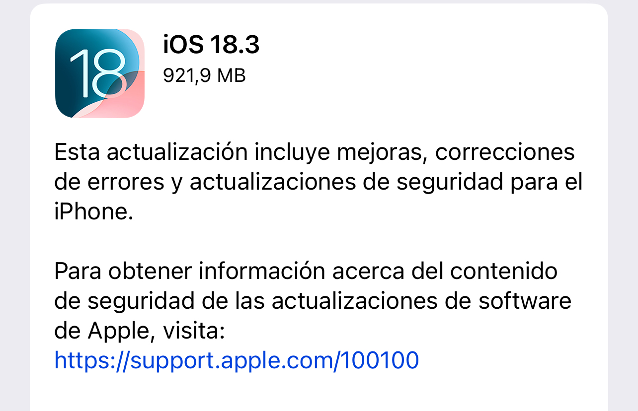 iOS 18.3