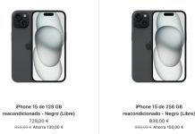 iPhone 15 reacondicionado a la venta en la web de Apple en España