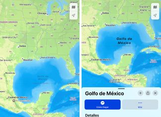 Golfo de México será Golfo de América en los mapas de Apple