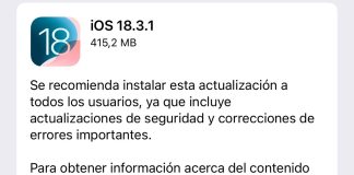 iOS 18.3.1