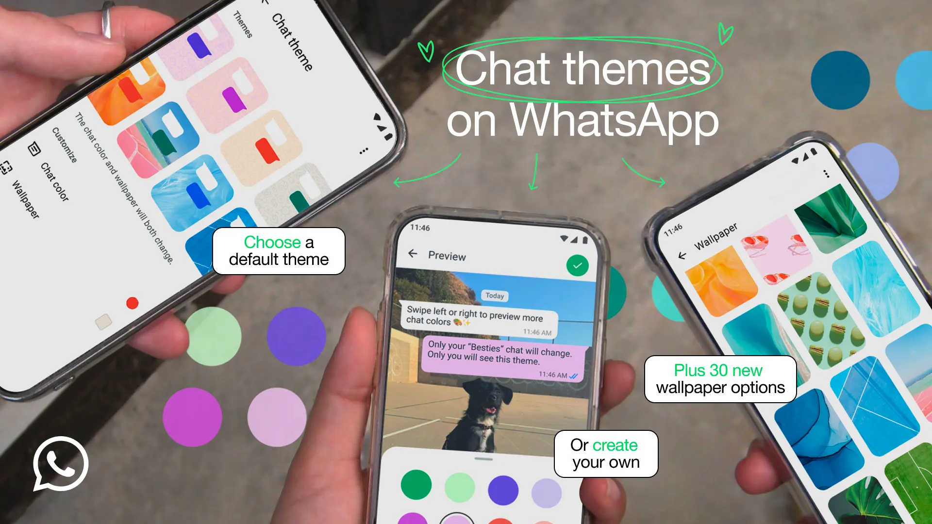 Temas de diseño para WhatsApp