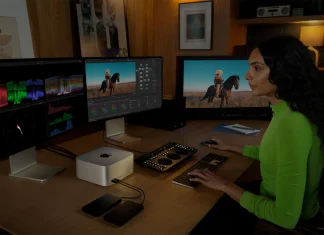 Utilizando el Mac Studio para editar vídeo