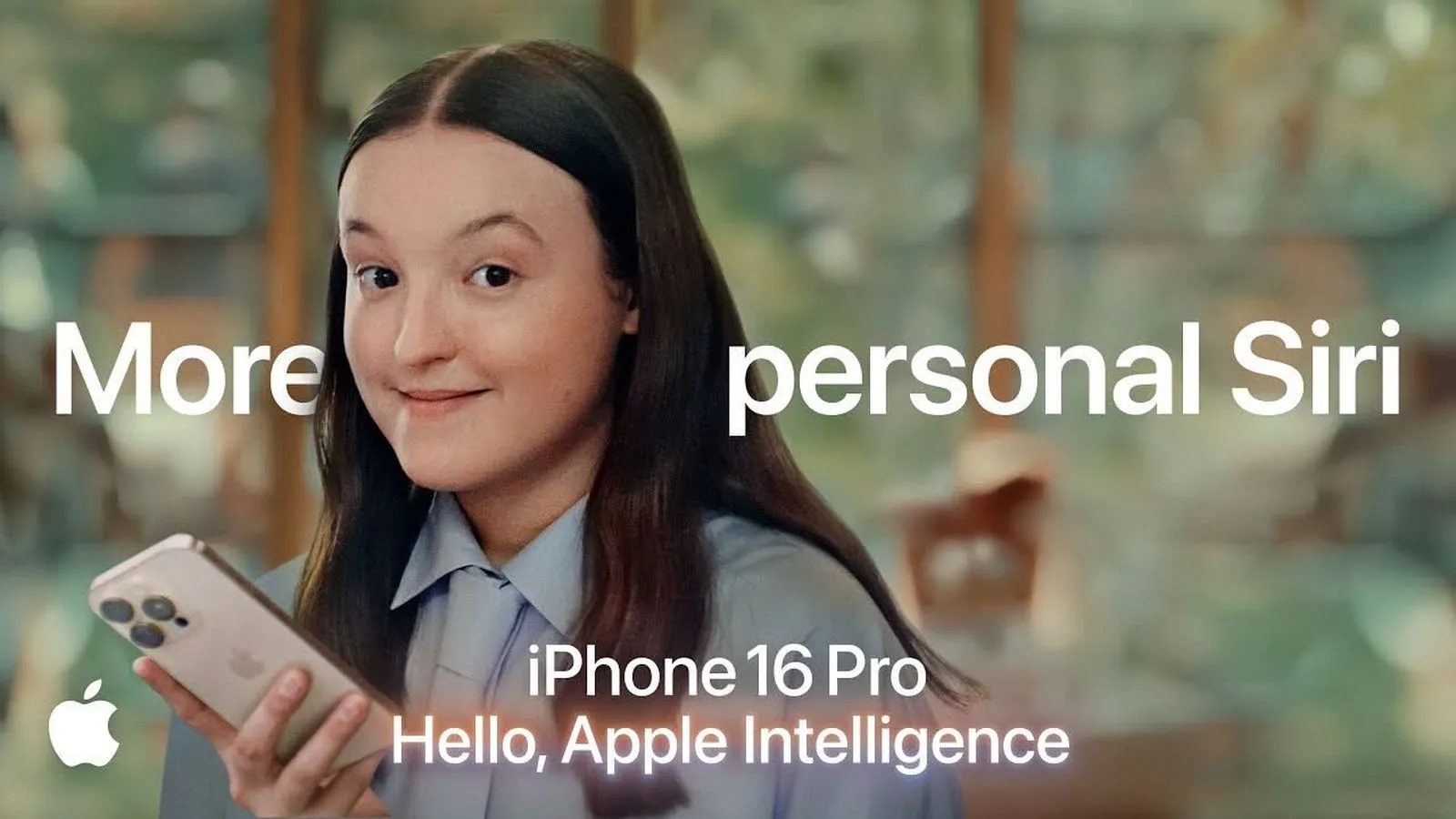 Bella Ramsey en el anuncio que Apple retiró tras conocerse el retraso de las funcionalidades más avanzadas de Apple Intelligence