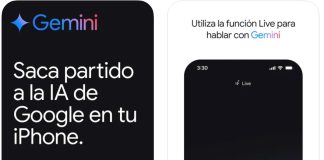 Appe de la IA de Google, Gemini, para iOS