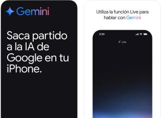 Appe de la IA de Google, Gemini, para iOS