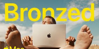 Trabajando con el Mac mientras te bronceas al sol