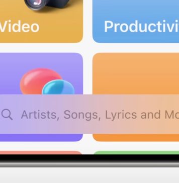 Buscador en la parte inferior de la pantalla en iOS 19, según una recreación