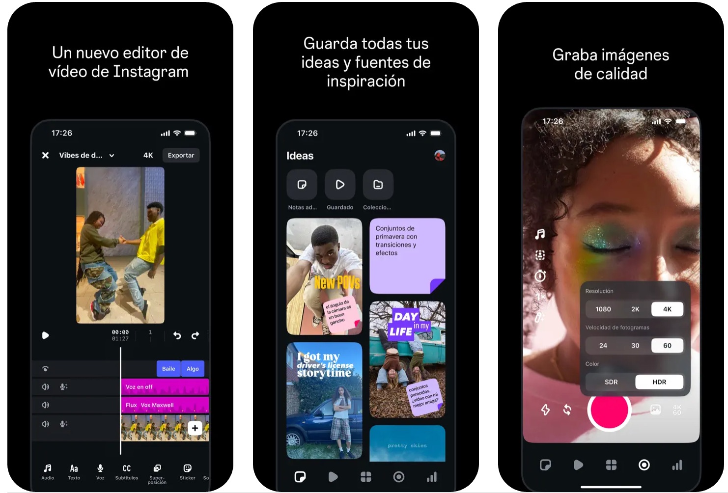 Edits, la App de edición de vídeos en el iPhone de Instagram