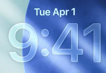 Reloj en la pantalla de bloqueo de iOS 26