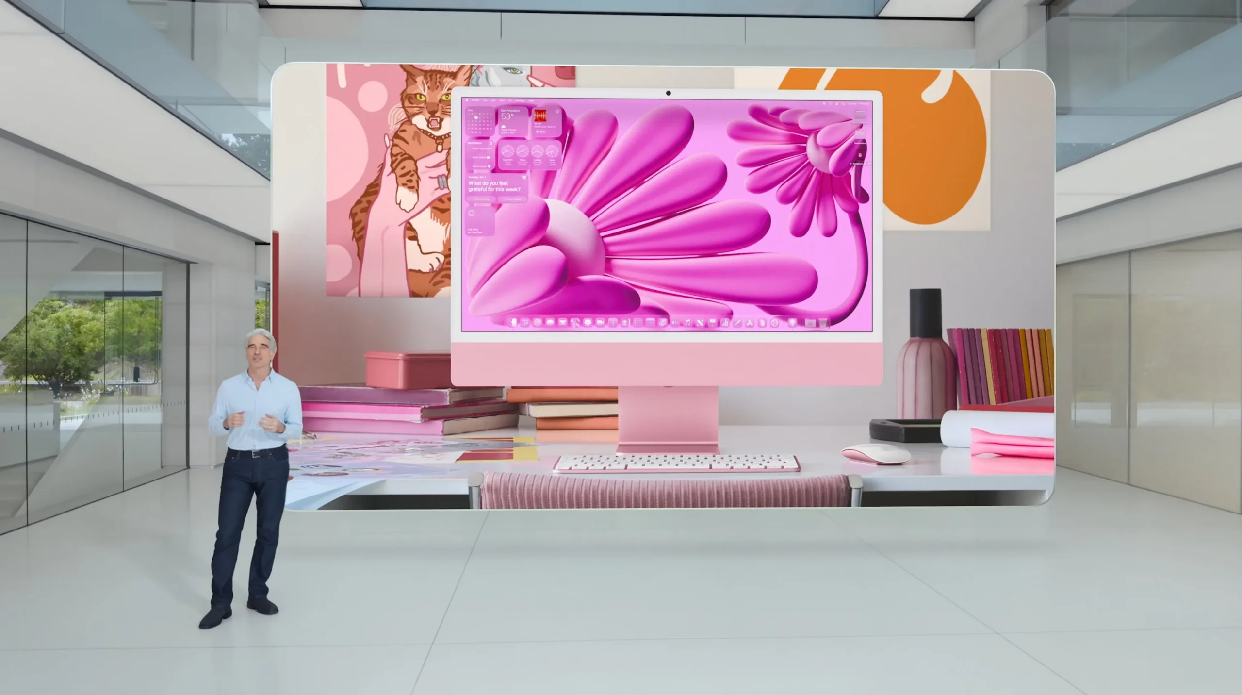 macOS personalizado para ser totalmente rosa