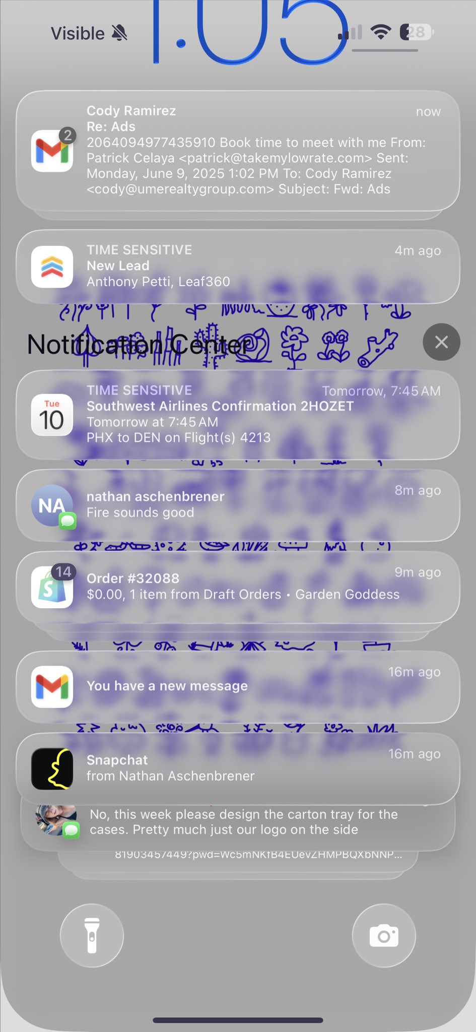 Problemas de legibilidad en notificaciones con Liquid Glass en iOS 26 beta