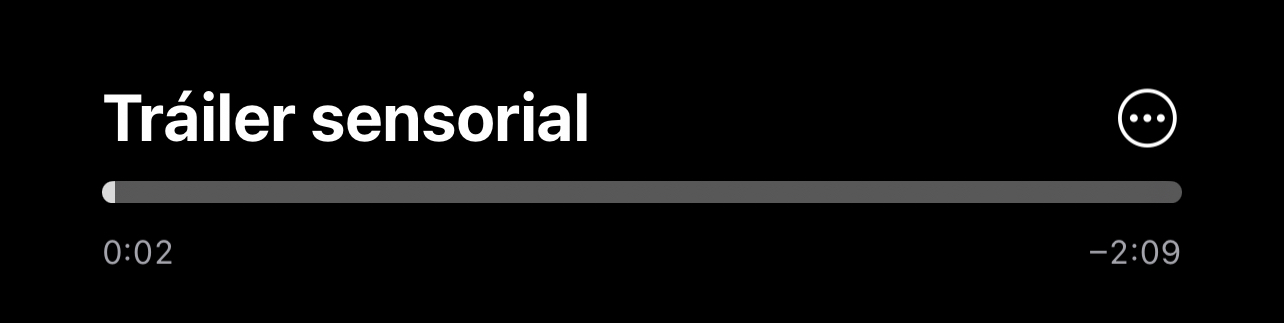 Trailer sensorial de Apple