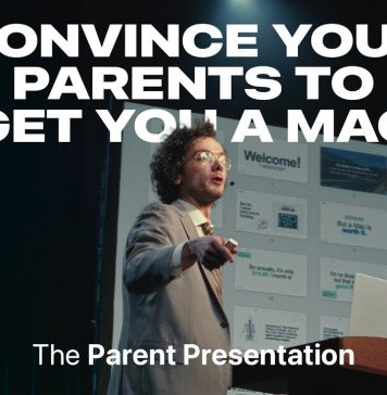 Convence a tus padres para comprar un Mac, vídeo retirado vete tú a saber por qué