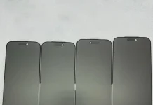 Protectores para la pantalla del iPhone 17 muestran que en el caso del iPhone 17 Air la cámara frontal está posicionada a la izquierda en lugar de a la derecha de la Dynamic Island