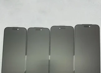 Protectores para la pantalla del iPhone 17 muestran que en el caso del iPhone 17 Air la cámara frontal está posicionada a la izquierda en lugar de a la derecha de la Dynamic Island