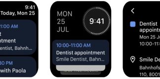 Google Calendar para Apple Watch