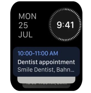 Google Calendar para Apple Watch
