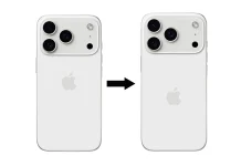 El logo de Apple podría quedar posicionado un poco más abajo, centrado verticalmente en el espacio libre que deja el nuevo diseño del iPhone 17