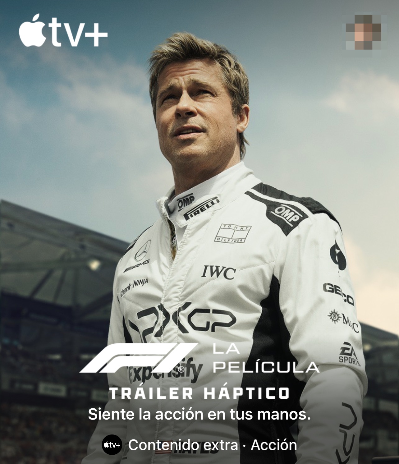 Brad Pitt en F1 de Apple TV+