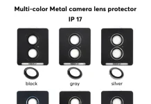 Imagen de los supuestos anillos protectores de las lentes de las cámaras traseras del iPhone 17