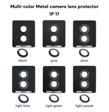 Imagen de los supuestos anillos protectores de las lentes de las cámaras traseras del iPhone 17