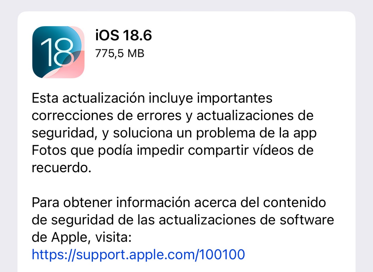 iOS 18.6