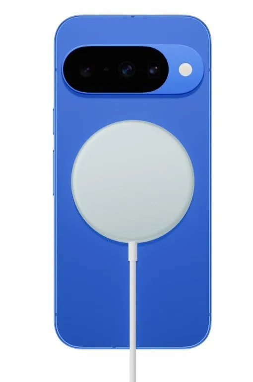 Sistema de imanes como el de MagSafe en un Pixel 10 de Google