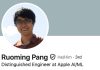 Ruoming Pang, unos de los principales desarrolladores de modelos LLM de Apple Intelligence
