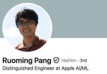 Ruoming Pang, unos de los principales desarrolladores de modelos LLM de Apple Intelligence
