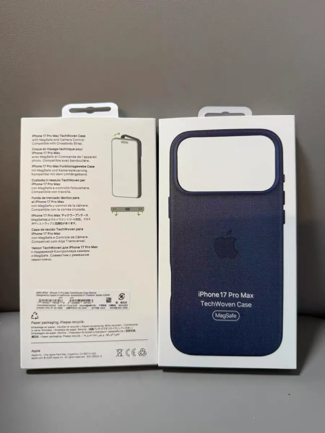 Supuesta funda de Apple con el nuevo material que sustituye al trenzado fino