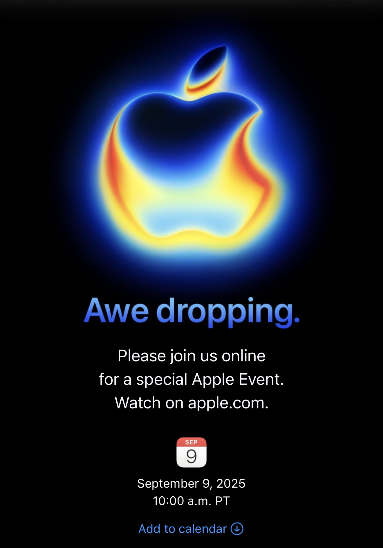 Evento de Apple para presentar el iPhone 17